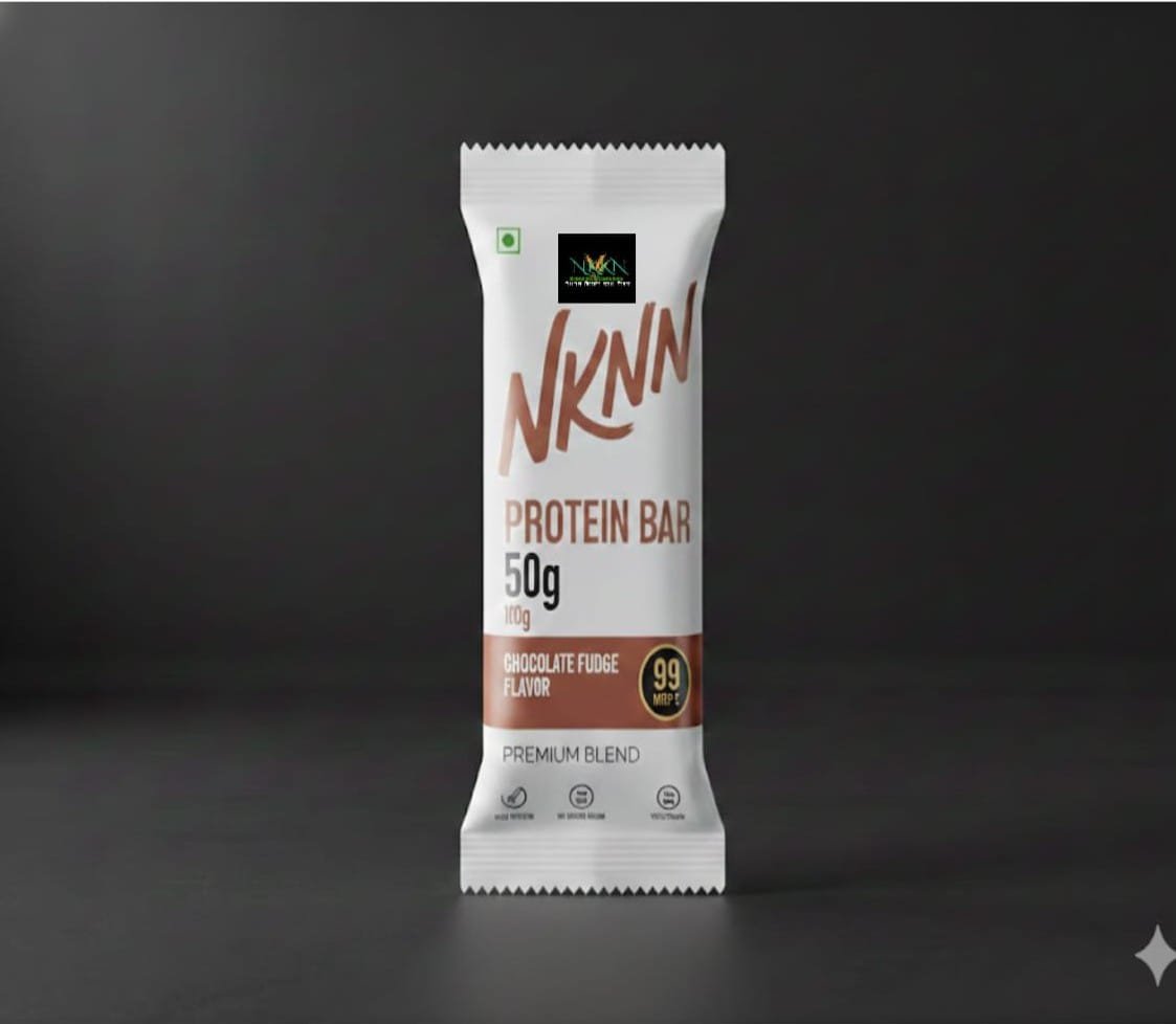 NKKN Brand Protein Bar with chocolate fudge flavor